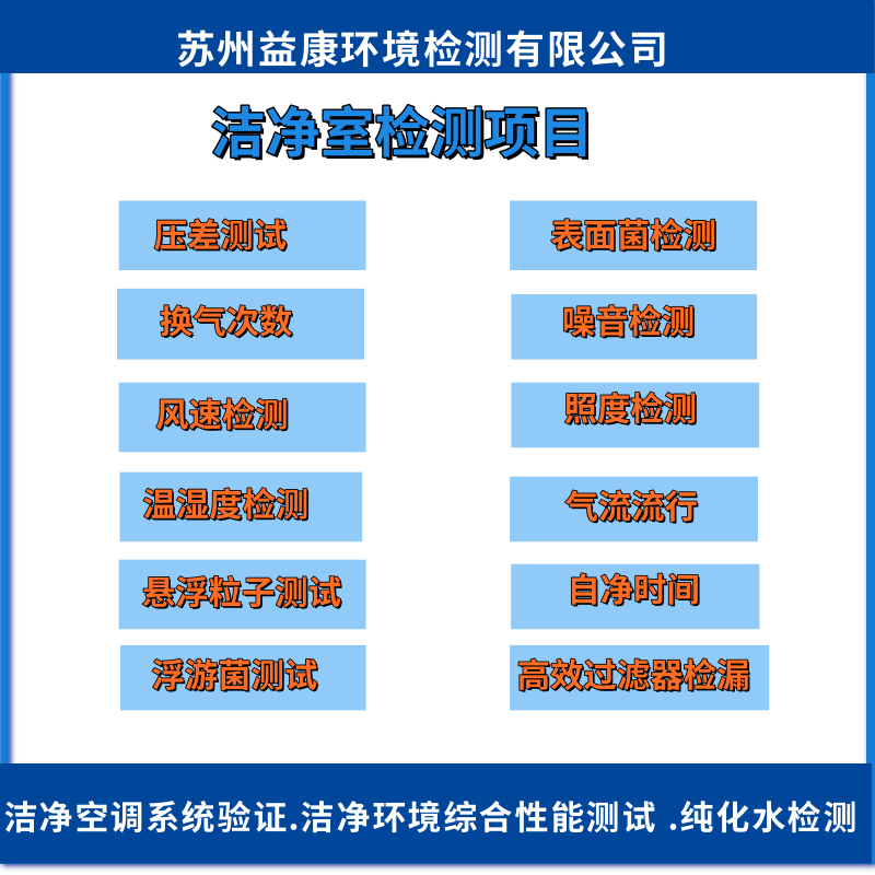 潔凈室檢測(cè)認(rèn)證