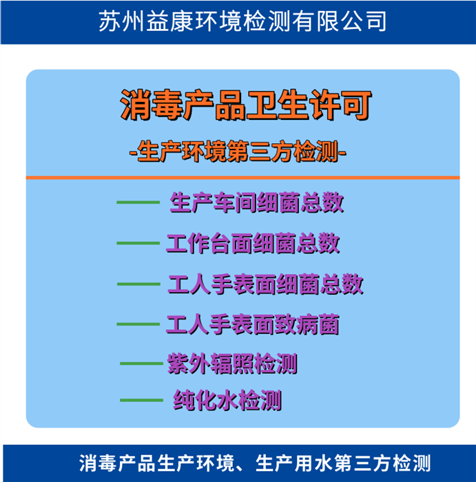 化妝品生產(chǎn)許可車間檢測